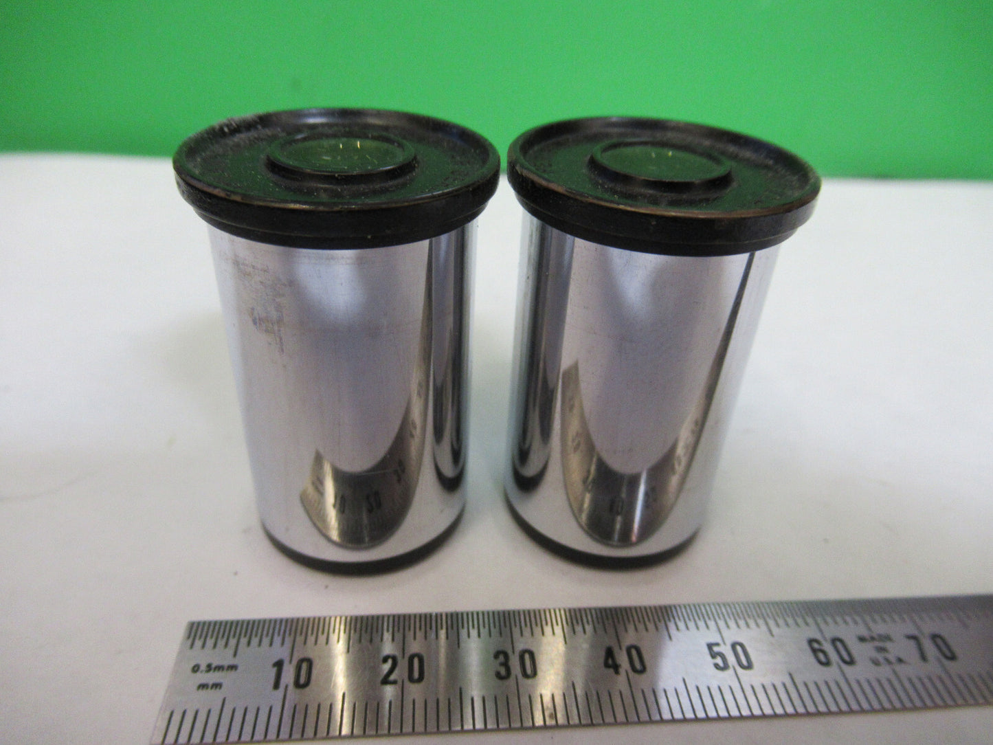 LEITZ WEZTLAR PAIR EYEPIECES 10X OPTICS MICROSCOPE PART AS PICTURED X4-A-34