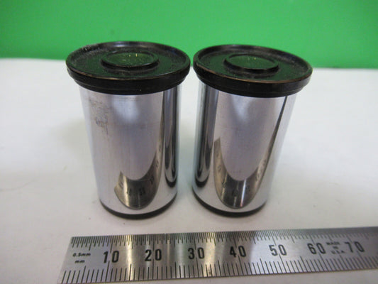 Ernst Leitz Weztlar Pair Eyepieces 10X Optics Microscope Part