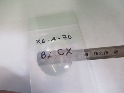 BAUSCH LOMB BI CONVEX GLASS LENS MICROSCOPE PART AS PICTURED X6-A-70