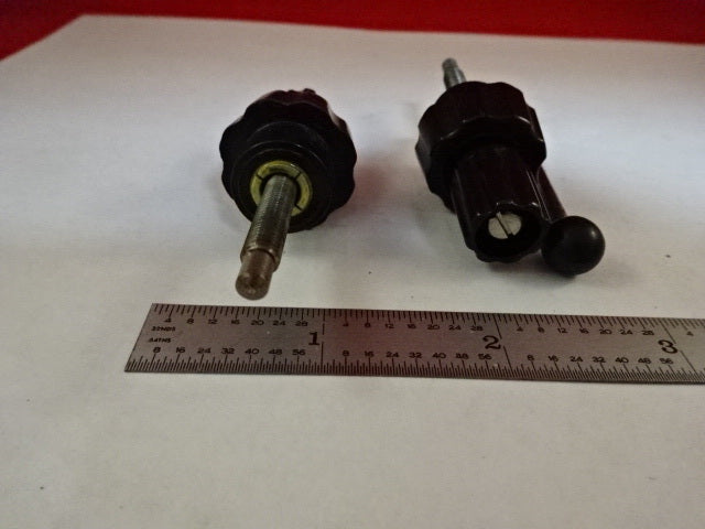 MICROSCOPE PART REICHERT AUSTRIA ZETOPAN LOT KNOBS SCREWS ETC AS IS #Y6-A-10