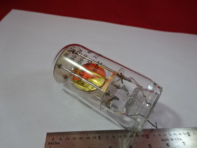 HUGE BLILEY QUARTZ GLASS ENVELOPE RESONATOR FREQUENCY CONTROL 1 MHz BG 1-DT-10