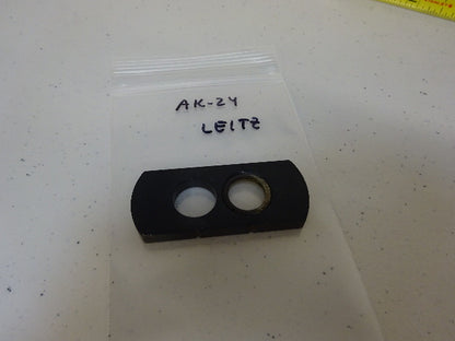 MICROSCOPE PART LEITZ WETZLAR GERMANY SLIDE FILTER OPTICS AS IS #AK-24