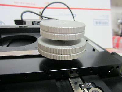 MICROSCOPE PART SEMPREX STAGE SPECIMEN TABLE MICROMETER #ZP-2