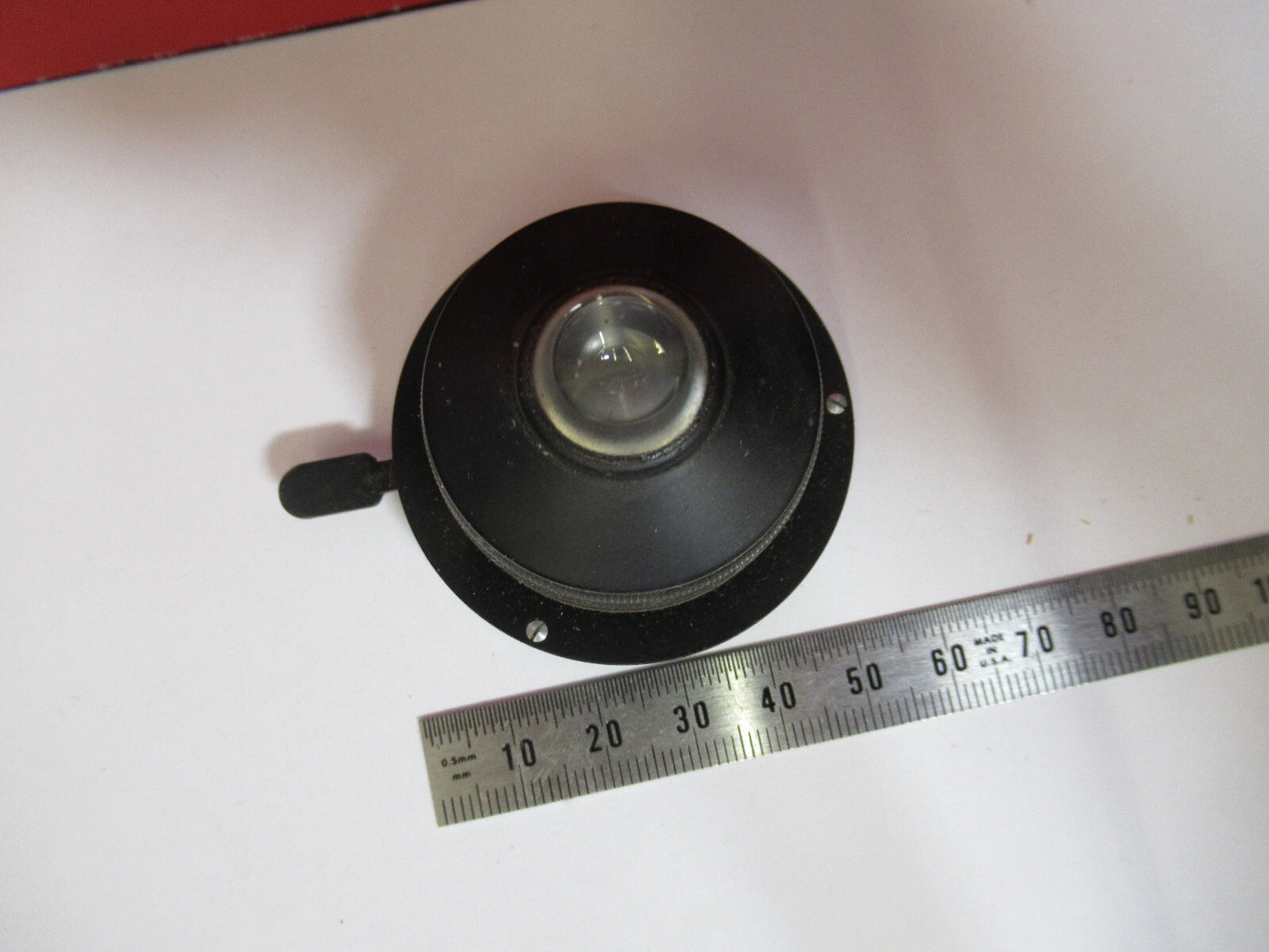Antique Bausch & Lomb Condenser Iris Optics Microscope Part