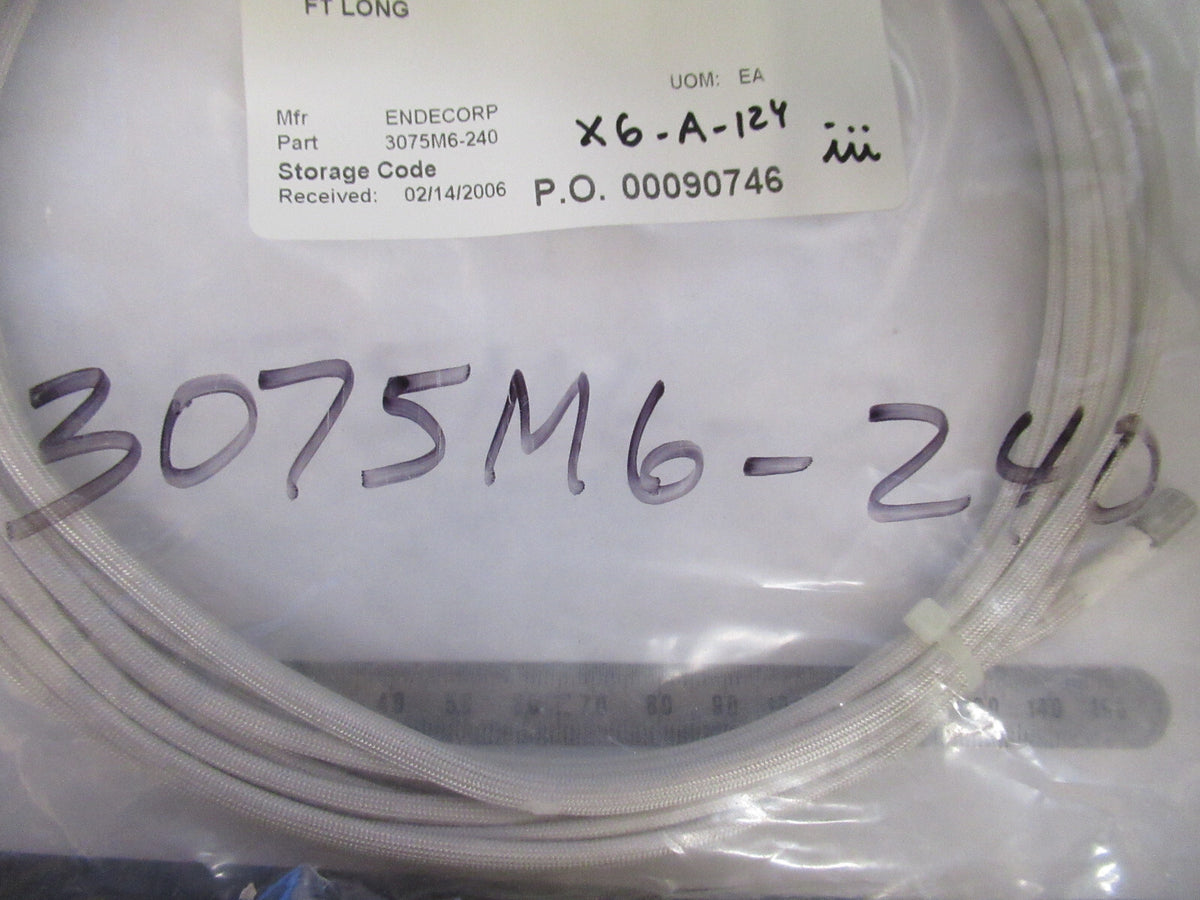 MEGGITT ENDEVCO HARDLINE CABLE 3075M6-240 for ACCELEROMETER AS PICTURED X6-A-124