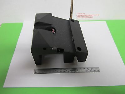 MICROSCOPE PART POLYVAR REICHERT LEICA EPI BLOCK FRONT HEAD AS IS DWR#8D