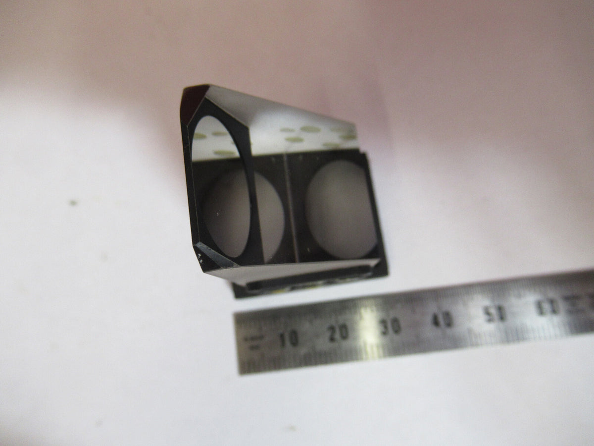 LEITZ GERMANY GLASS PRISM HEAD MICROSCOPE PART OPTICS AS PICTURED #G4-A-136