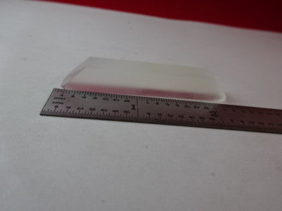 OPTICAL GLASS PRISM [small chip on edge] MIL SPEC LASER OPTICS AS IS #54-A-15