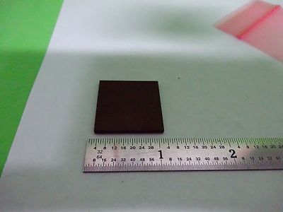 MICROSCOPE PART OPTICAL RED GLASS FILTER OPTICS AS IS BIN#W1-26
