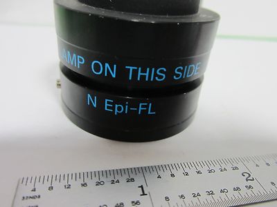 MICROSCOPE PART ZEISS  N EPI FLUORESCENCE OPTICS AS IS BIN#M7-26