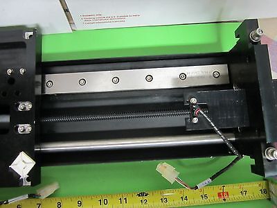 OPTICAL LASER  LINEAR STAGE POSITIONING WITHOUT MOTOR OPTICS AS IS BIN#A1