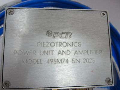 PCB PIEZOTRONICS 495M74 CHARGE AMPLIFIER for ACCELEROMETER VIBRATION BIN#K3-01
