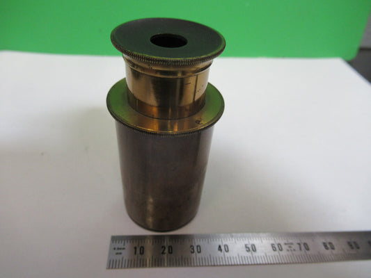Antique Brass Rare UK England Eyepiece Microscope Part