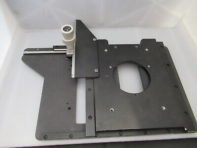 LEITZ GERMANY STAGE SPECIMEN TABLE X-Y MICROSCOPE PART AS PICTURED &TD-1-FD