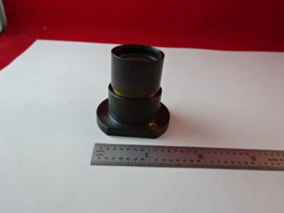 ZEISS GERMANY BRASS MOUNTED LENS IN35 MICROSCOPE PART AS IS #Q3-A-52