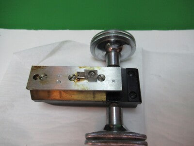 VINTAGE SPENCER STAGE MICROMETER KNOBS MICROSCOPE PART AS PICTURED #17-A-46