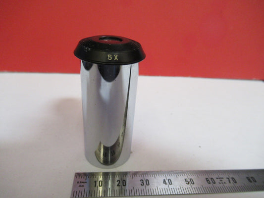 BAUSCH LOMB 5X WF EYEPIECE OCULAR MICROSCOPE PART As Pictured V7-A-29