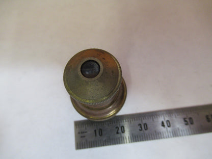 ANTIQUE BRASS BAUSCH LOMB OBJECTIVE 16mm MICROSCOPE PART AS PICTURED Y3-A-44