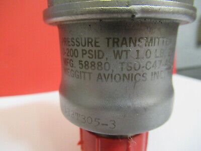 FOR PARTS TRANSMITTER 418- 200 PSI AIRCRAFT PRESSURE FUEL AS PICTURED &75-FT-08