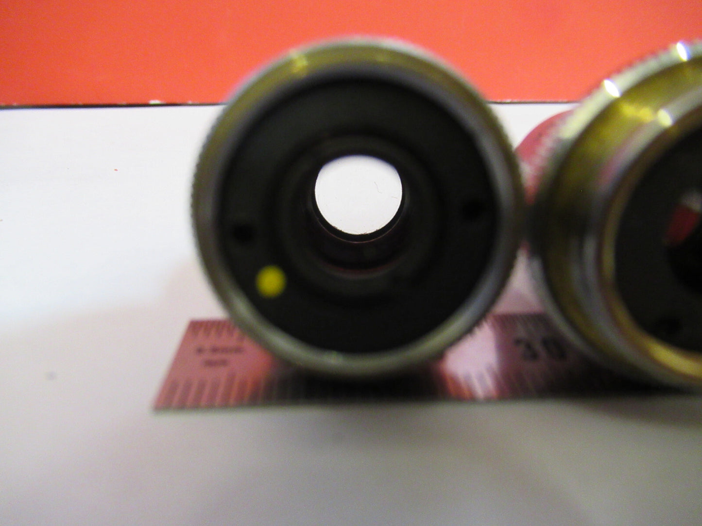 LOT BAUSCH LOMB OBJECTIVE 3.5X 10X 43X  3 ea  OPTICS MICROSCOPE PART T9-A-27