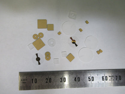 Lot Blanks Piezoelectric Quartz Crystal X-y-cut Gold Coated Piezo Sensor