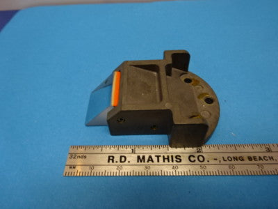 MICROSCOPE PART OLYMPUS JAPAN MOUNTED PRISM OPTICS AS IS #90-74