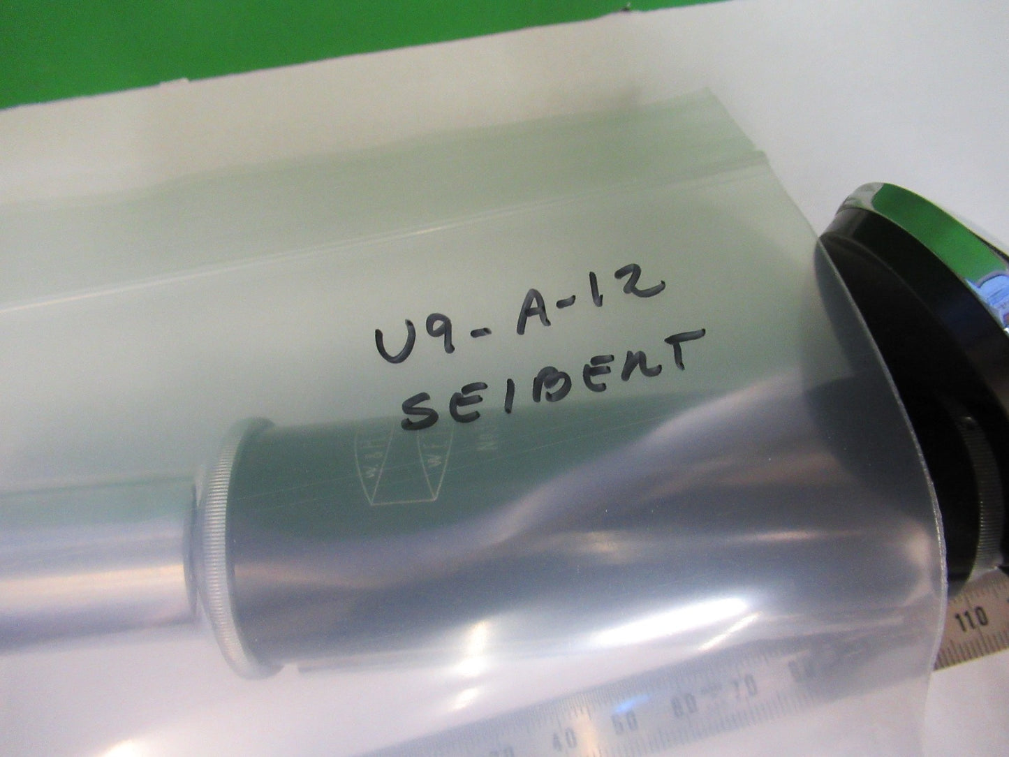 ANTIQUE SEIBERT WETZLAR tubus + nosepiece MICROSCOPE PART AS PIC U9-A-12