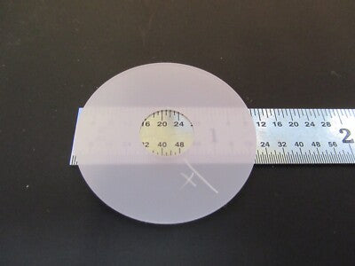 QUARTZ PLATE SINGLE CRYSTAL PIEZOELECTRIC X-CUT PIEZO PART AS PICTURED &3K-A-78