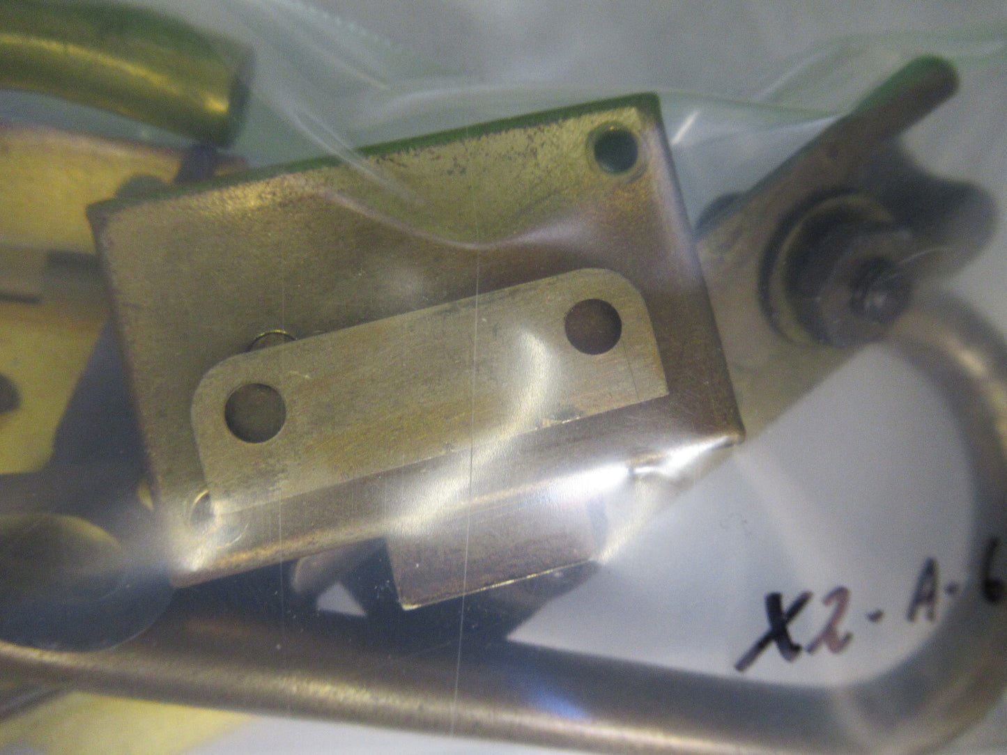 ANTIQUE BAUSCH LOMB LOCK KEY HINGES HANDLE MICROSCOPE PART AS PICTURED X2-A-63