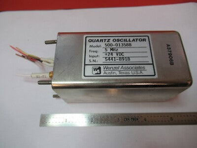 Wenzel Quartz Oscillator Low Noise Frequency Control 5 MHz