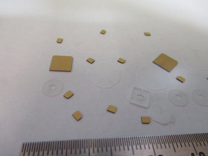Lot Blanks Piezoelectric Quartz Crystal X-y-cut Gold Coated Piezo Sensor