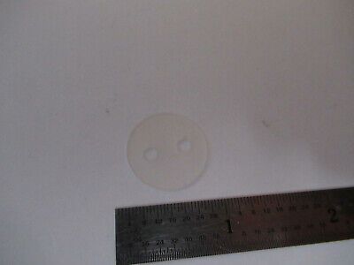 OPTICAL GLASS PREFORM FROSTED HOLED OPTICS   AS PICTURED &F4-A-60