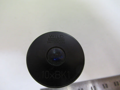 EYEPIECE WILD HEERBRUGG SWISS 10xBK1 OPTICS MICROSCOPE PART AS PICTURED T6-A-67