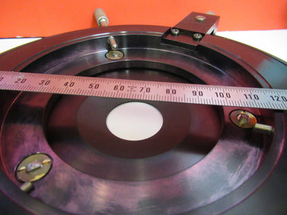 NIKON ECLIPSE E-400 JAPAN POL STAGE TABLE MICROSCOPE PART AS PICTURED T5-A-05