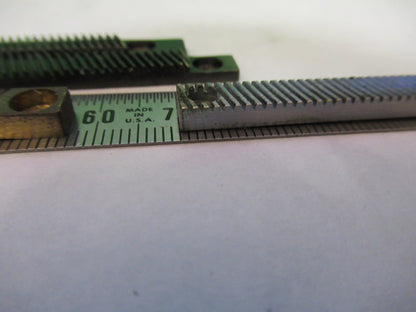 LOT 4 PIECES RACK GEAR BAUSCH LOMB AO SPENCER MICROSCOPE PART AS PICTURE U8-A-40