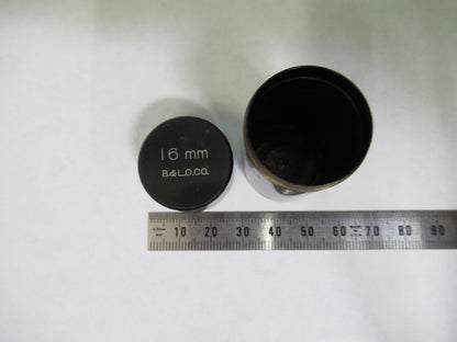 BAUSCH LOMB BRASS OBJECTIVE CANISTER MICROSCOPE PART AS PICTURED X6-A-55