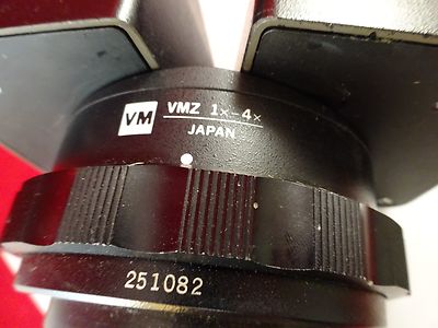 FOR PARTS MICROSCOPE PART OLYMPUS JAPAN STEREO VMZ OPTICS AS IS BIN#73-05