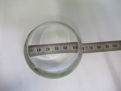 OPTICAL CONVEX CONCAVE LENS THICK GLASS MIL SPEC OPTICS AS PICTURED V3-A-07