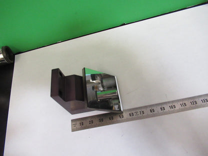 OLYMPUS JAPAN MOUNTED GLASS FLAT MIRROR MICROSCOPE PART AS PICTURED T4-A-27