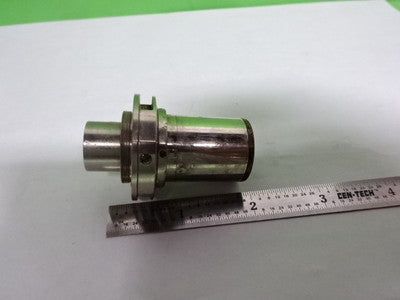 MICROSCOPE PART WITH SLOT FOR SLIDE [dirty cloudy] OPTICS AS IS #AE-30