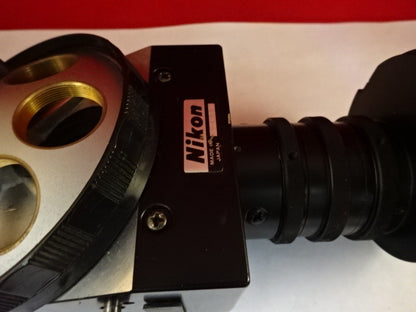 MICROSCOPE PART NIKON JAPAN METAPLAN VERTICAL ILLUMINATOR OPTICS  AS IS #N9-A-06
