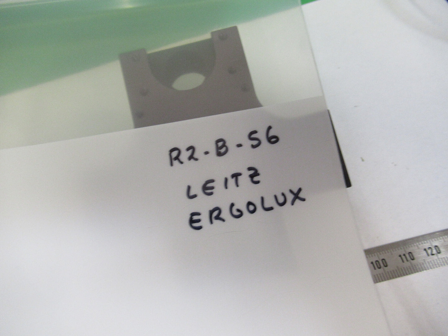 LEITZ WETZLAR ERGOLUX PRISM LENS MICROSCOPE PART OPTICS as pictured &R2-B-56