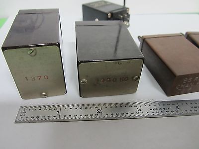 VINTAGE LOT 5 EA QUARTZ CRYSTALS RADIO  ??  AS IS BIN#58-27