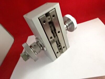 ZEISS PHOTOMIC STAGE KNOBS MECHANISM MICROMETER MICROSCOPE PART AS IS #67-97