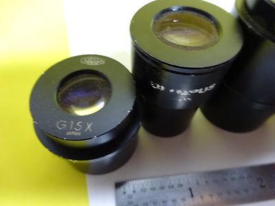 LOT MICROSCOPE EYEPIECES OCULAR OPTICS #X8-44