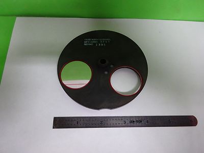 OPTICAL FILTER WHEEL INFRARED / VISIBLE MIL SPEC LASER OPTICS AS IS BIN#72-B-01