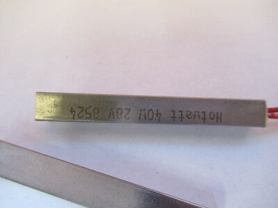 LOT 3 EA CARTRIDGE HEATER 40W 28V for VACUUM OR SEMICONDUCTOR AS PICTURE 5K-A-09