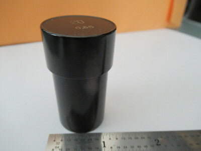 CARL ZEISS EMPTY OBJECTIVE CAN APO 20  MICROSCOPE PART AS PICTURED #F2-A-37