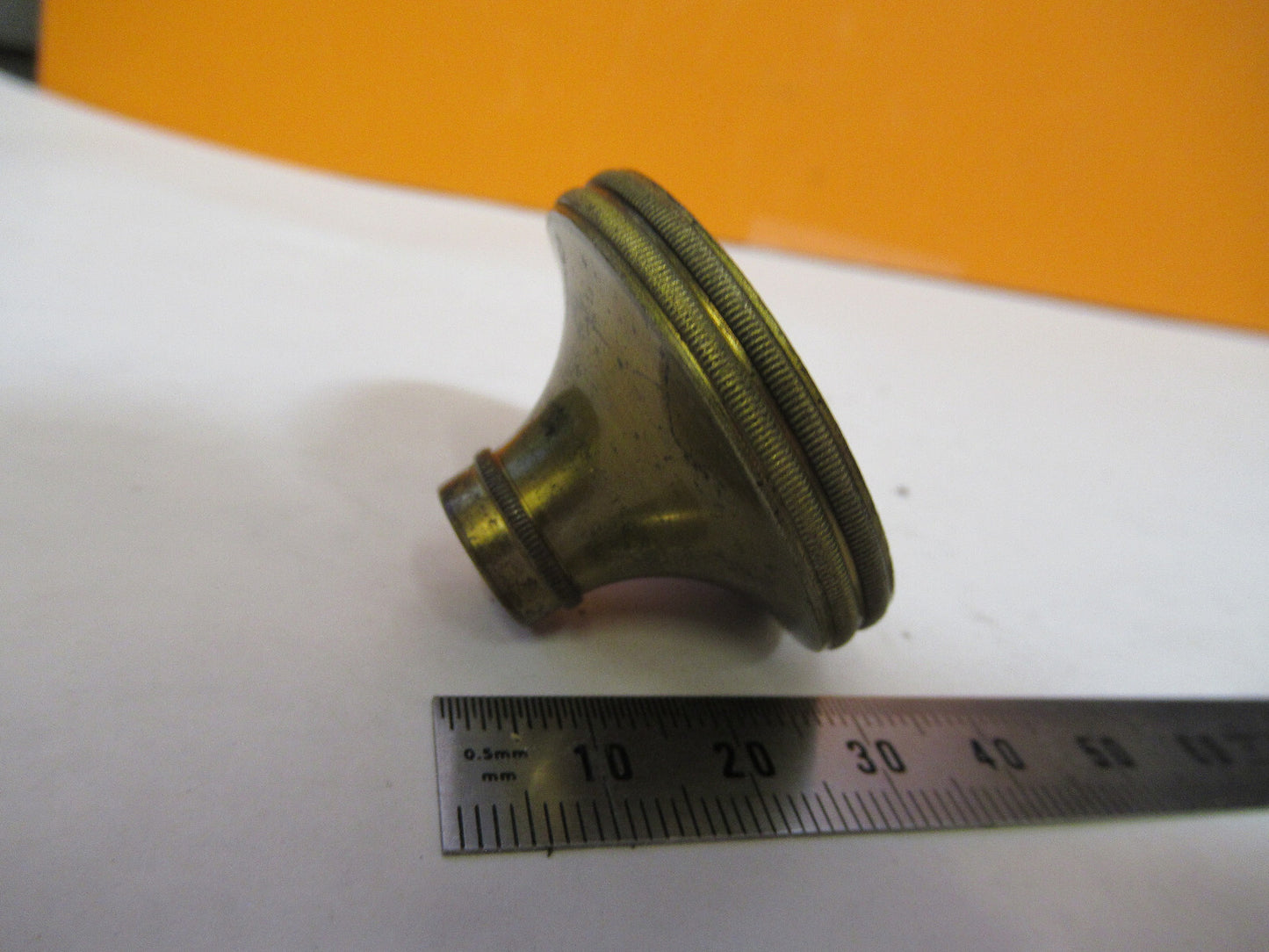 ANTIQUE BAUSCH LOMB BRASS KNOB FRAME ADJUST MICROSCOPE PART AS PICTURED Y3-A-28