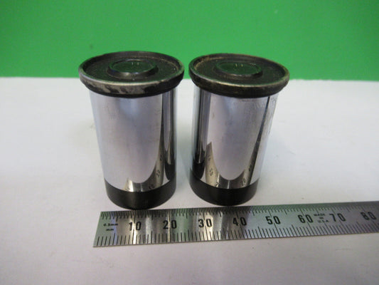 Ernst Leitz Wetzlar Eyepiece Pair 10X Optics Microscope Part